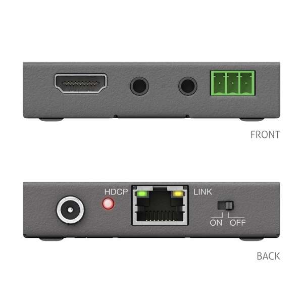 PureTools - Projektor kompatibler HDBaseT-Sender, 4K (60Hz 4:2:0) mit PoC switch