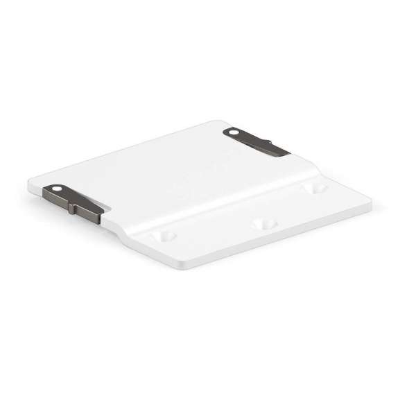 mediahub2 - Untertischhalterung (weiß) - Für die bündige Montage des mediahub2 unter einem Tisch oder Regal etc.