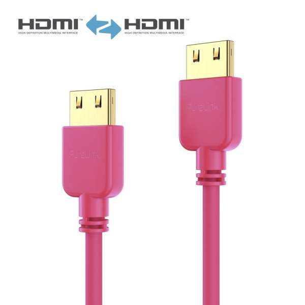 HDMI Kabel - PureInstall - Slim 1,50m - Rot