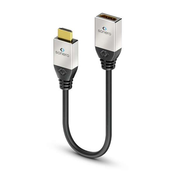 sonero HDMI auf HDMI Adapter Kabel 0,25m