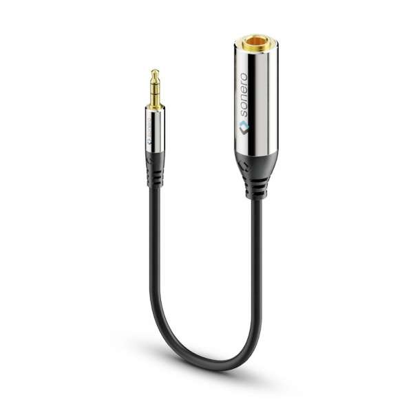 sonero 3,5mm auf 6,3mm Audio Adapter Kabel 0,25m