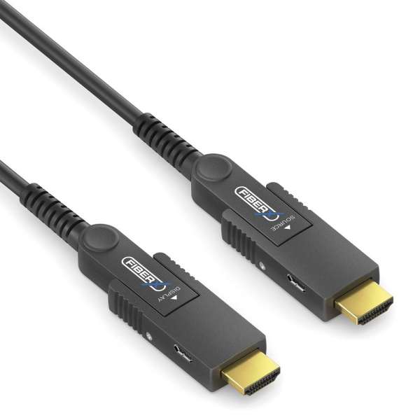FiberX Serie - Micro HDMI/HDMI 4K Glasfaser Verlängerung - 7,5m