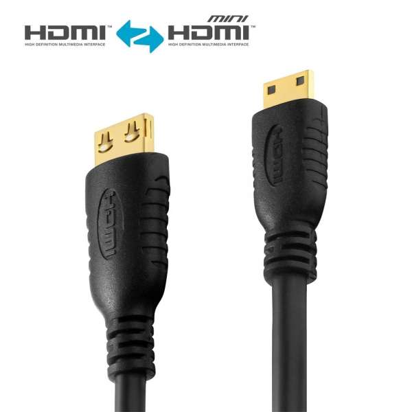 HDMI/Mini HDMI Kabel - PureInstall 1,00m