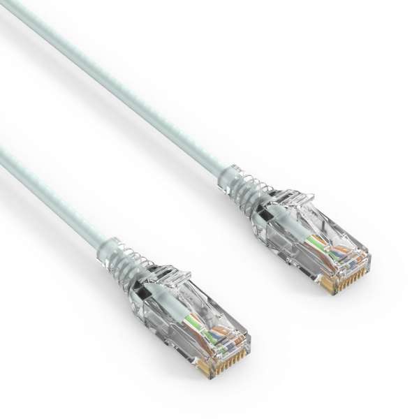 CAT 6 Patchkabel. SLIM - UTP - LSOH - grau - 1,00m