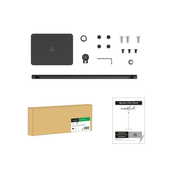 PureMounts® Lautsprecher Stand Play1, schwarz