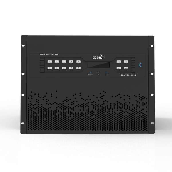 Digibird - 8U Chassis, bis zu 15x Eingangskarten, 10x Ausgangskarten