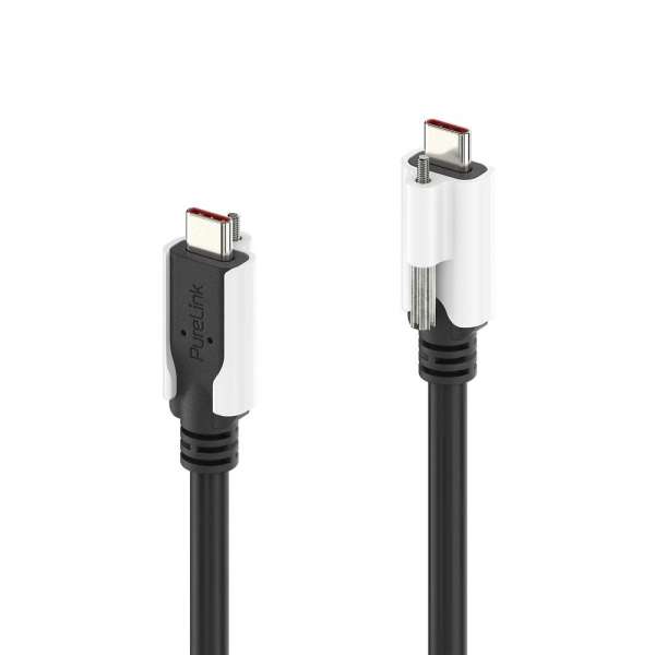 USB-C True Locking System Clip - PureInstall - weiß