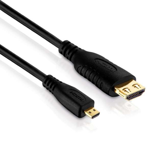 HDMI/Micro HDMI Kabel - PureInstall 1,50m