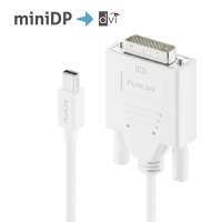 Mini DisplayPort auf DVI Kabel - 1920x1200 - WUXGA - iSerie - weiß - 1,50m Mini DisplayPort auf DVI Kabel - 1920x1200 - WUXGA - iSerie - weiß - 1,50m