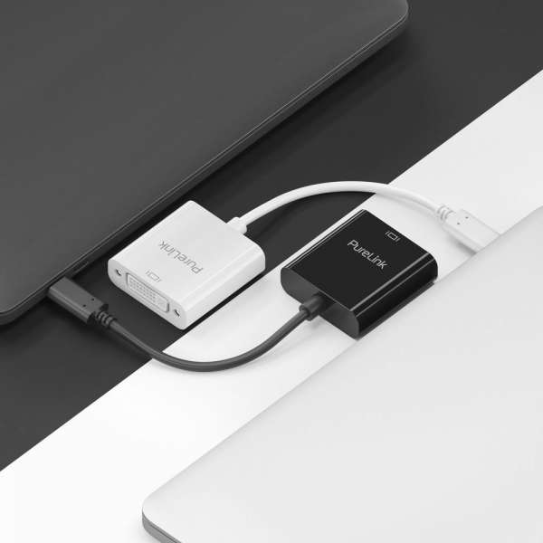 USB-C auf DVI Adapter - 1080p - iSerie - schwarz - 0,10m