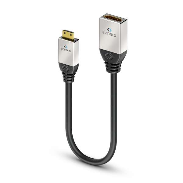 sonero Mini HDMI auf HDMI Adapter Kabel 0,25m