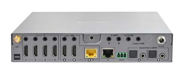 HDANYWHERE - MHUB (4x1+1) 4K HDR AV Matrix System 18Gbps 4K HDMI/HDBaseT