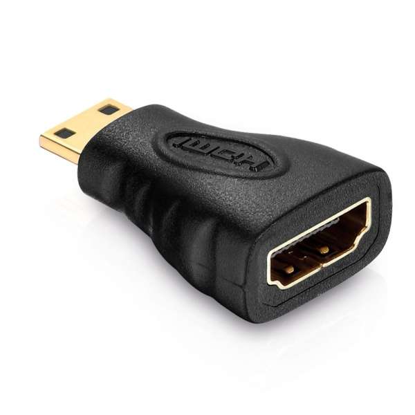 Mini HDMI/HDMI Adapter - PureInstall - Schwarz