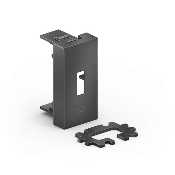 mediahub2 - USB-A Steckplatzabdeckung - schwarz