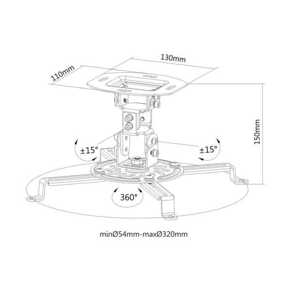 PureMounts® Projektor Halterung