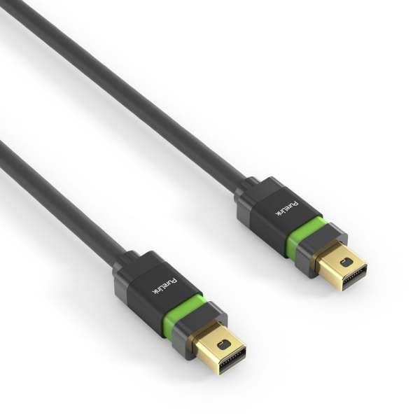 MiniDP Kabel - Ultimate Serie - 1,00m - schwarz