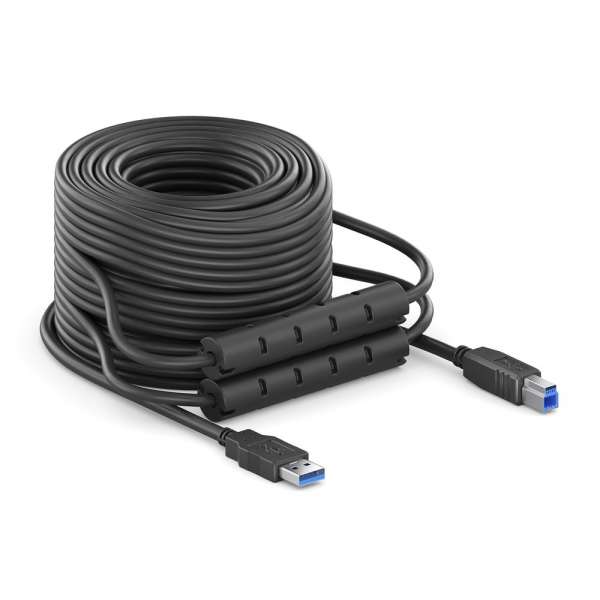 USB 3.2 Gen. 1x1 Aktiv Kabel - schwarz - 20,0m
