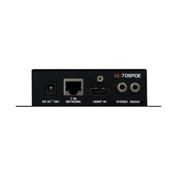 JustAddPower - Ultra Series 4K Encoder (Transmitter) mit Stereo-Audioextraktion