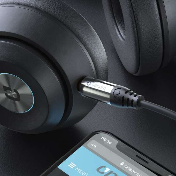 sonero 6,3mm auf 3,5mm Audio Adapter Kabel 0,25m