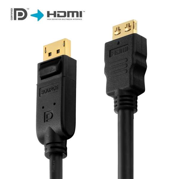 DisplayPort zu HDMI Kabel - PureInstall 2,00m