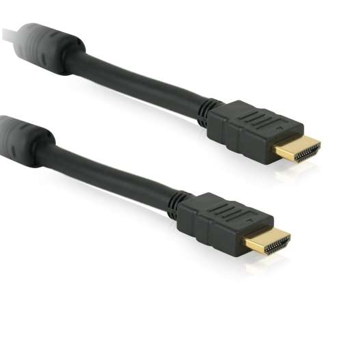 HDSupply Standard Speed HDMI Kabel HQ mit Ethernet, mit Ferrite 15,0m, schwarz
