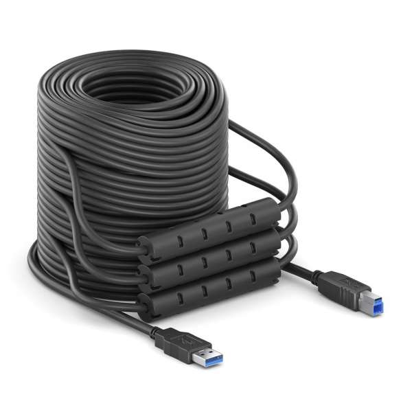 USB 3.2 Gen. 1x1 Aktiv Kabel - schwarz - 15,0m