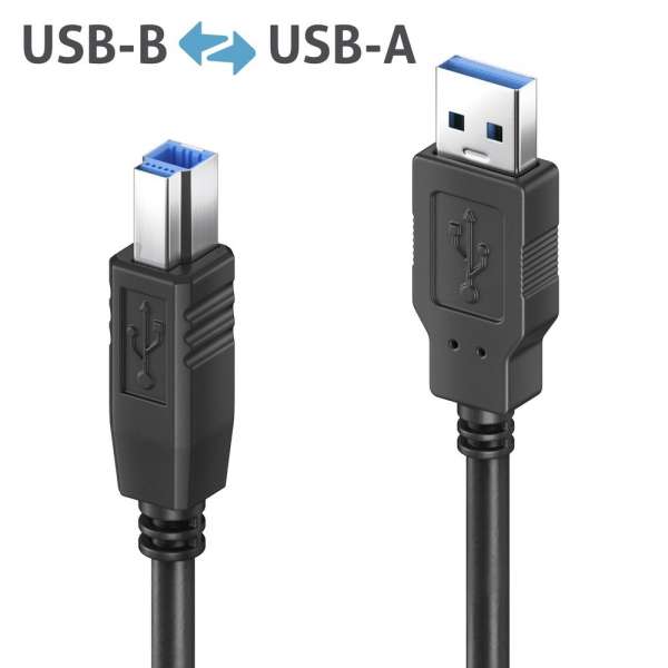 USB 3.2 Gen. 1x1 Aktiv Kabel - schwarz - 5,00m
