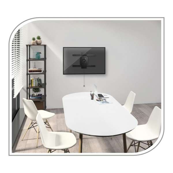 PureMounts® Querformat/Portrait-Wandhalterung für Flachbildschirme, schwarz