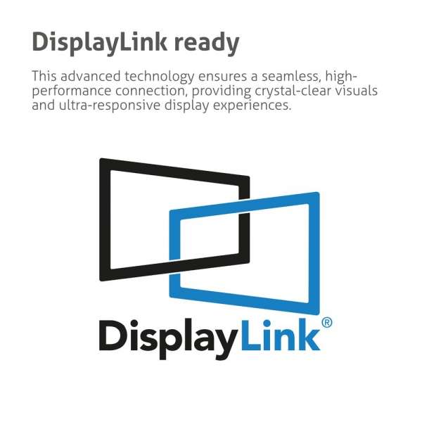 Vuelogic - USB-C Docking Station - Dual Screen DisplayLink ready - 4K Unterstützung