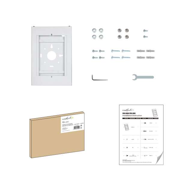 PureMounts® Tablet Halterung - iPad/Samsung Galaxy - Weiß