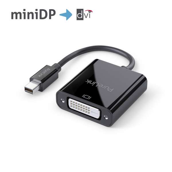 Mini DisplayPort auf DVI Adapter - 1920x1200 - WUXGA - iSerie - schwarz - 0,10m