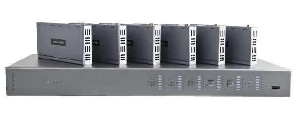 HDANYWHERE MHUB (6x6) 100A: 18Gbps 4K HDMI/HDBaseT + HDMI Matrix System