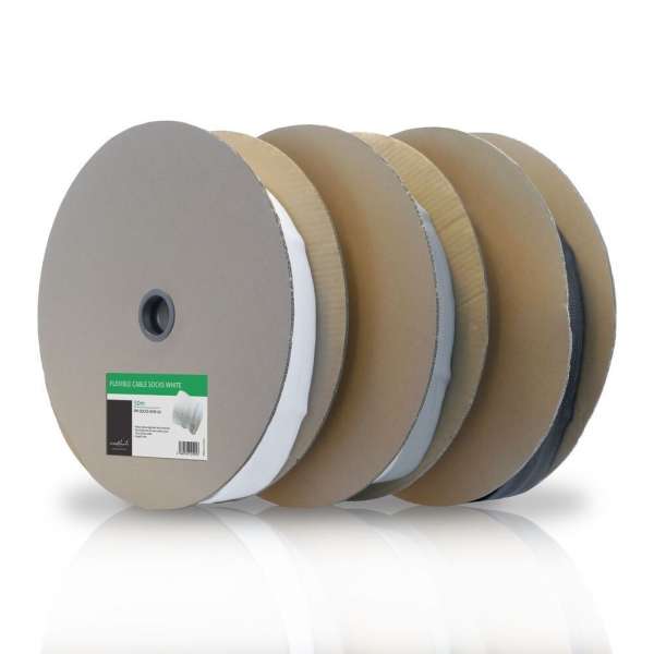 Kabelschlauch Polyester 50m Schwarz