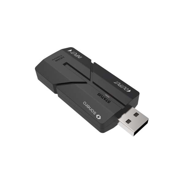 Sonero - HDMI zu USB Video Capture Dongle - Eingang: Bis zu 4K 30Hz (4:4:4), Ausgang: 1080P@60Hz (4:4:4)