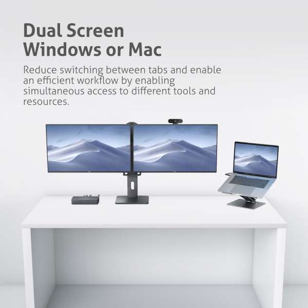 Vuelogic - USB-C Docking Station - Quad Display DisplayLink ready - 8K-Unterstützung