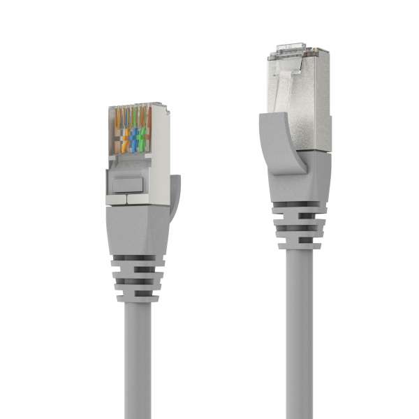 CAT 6A Patchkabel. S/FTP - grau - 5,00m