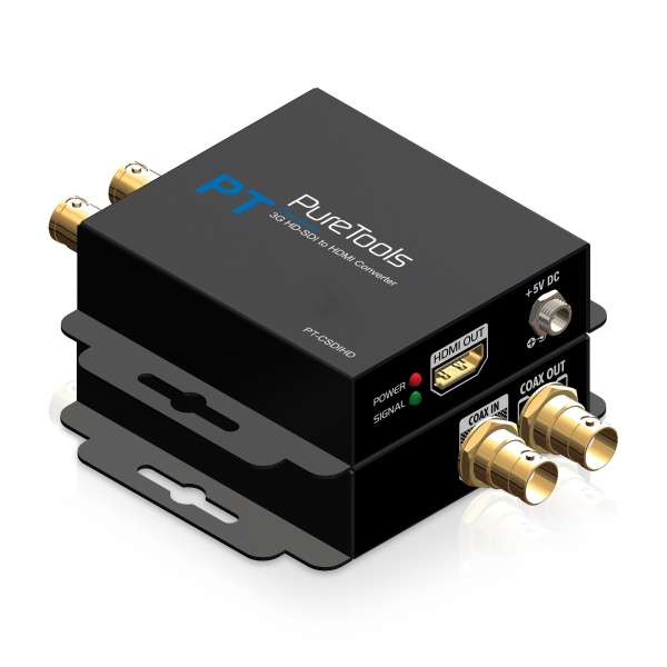 PureTools - 3G/HD-SDI zu HDMI Konverter inkl. L