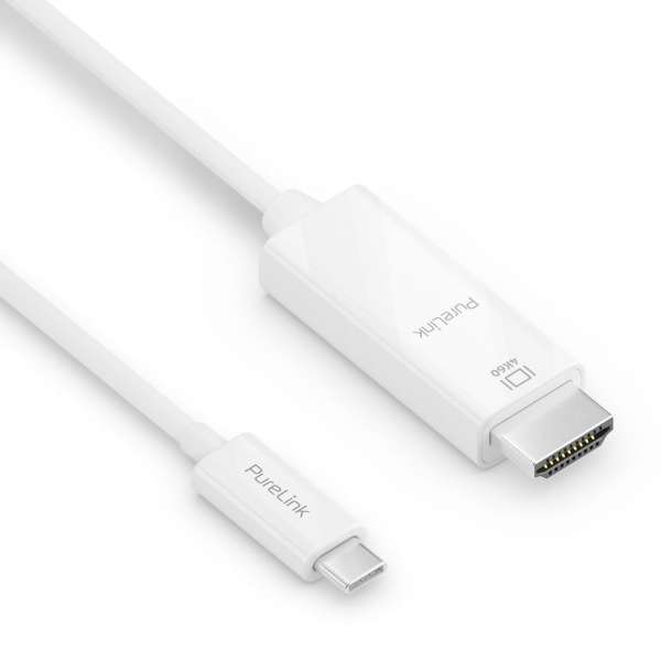 USB-C auf HDMI Kabel - 4K60 - iSerie - weiß - 1,50m