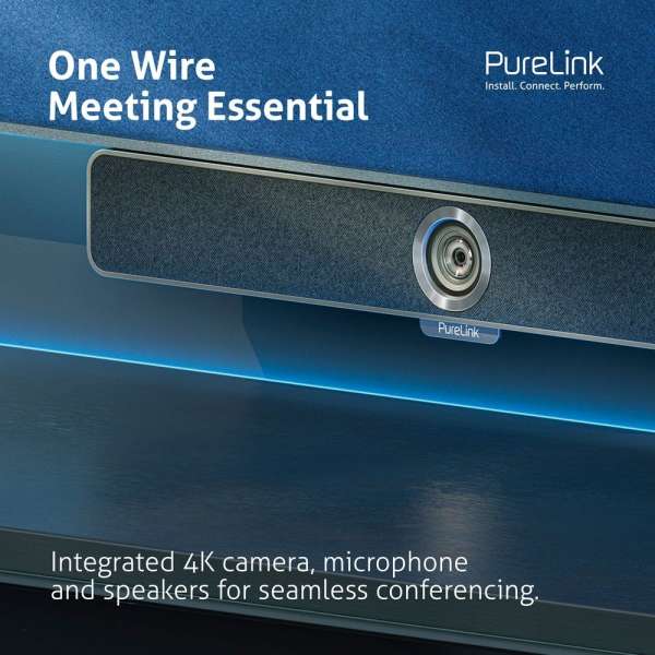 Vuelogic - Huddle Space Videobar - VB200 - All-in-one 4K Kamera, Mikrofon und Soundbar