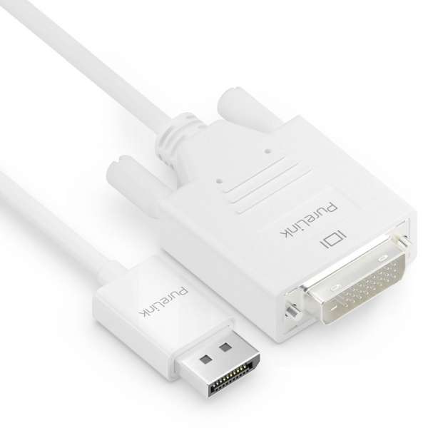 DisplayPort auf DVI Kabel - 1920x1200 - WUXGA - iSerie - weiß - 1,50m