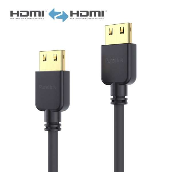 HDMI Kabel - PureInstall - Slim 0,30m - Schwarz